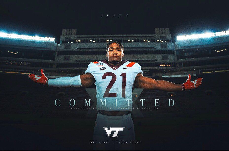 Khalil Herbert commit graphic